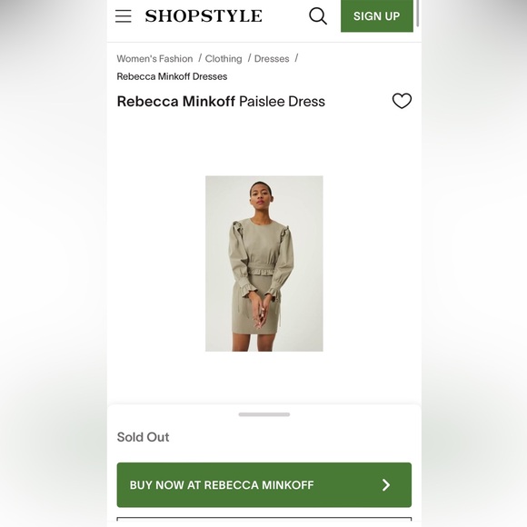 SOLD NWT Rebecca Minkoff Paislee Dress - Picture 4 of 9